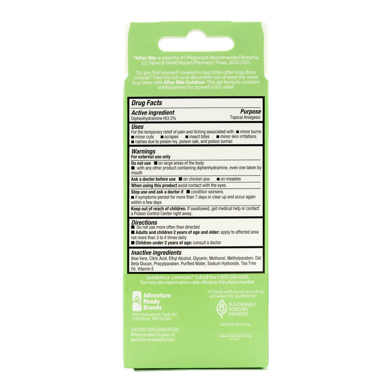 AfterBite Outdoor Itch Relieving Gel (12/CS)