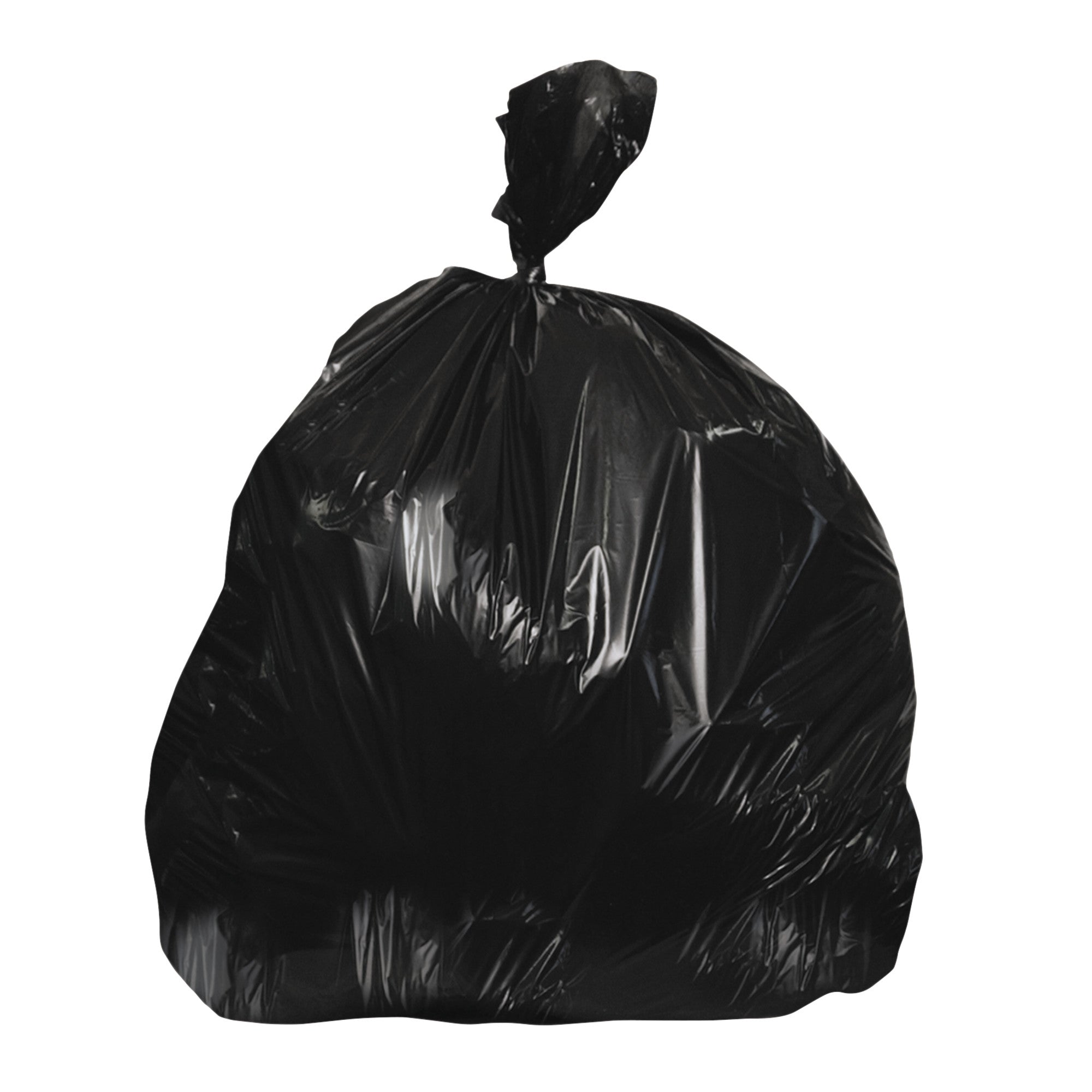 Essendant Co/United Stationers Heritage Heavy Duty Trash Bag, Black, 45-gallon Capacity (6/CS) 