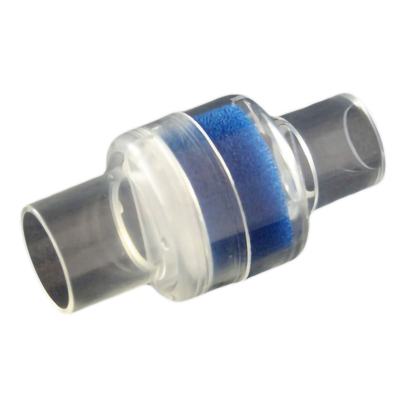 Heat and Moisture Exchanger with Filter MC-700 30.4 mg H₂O/L 30 LPM Angled (Case of 50) 