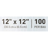 McKesson Zip Closure Bag, 12 x 12 in. (Case of 1000)