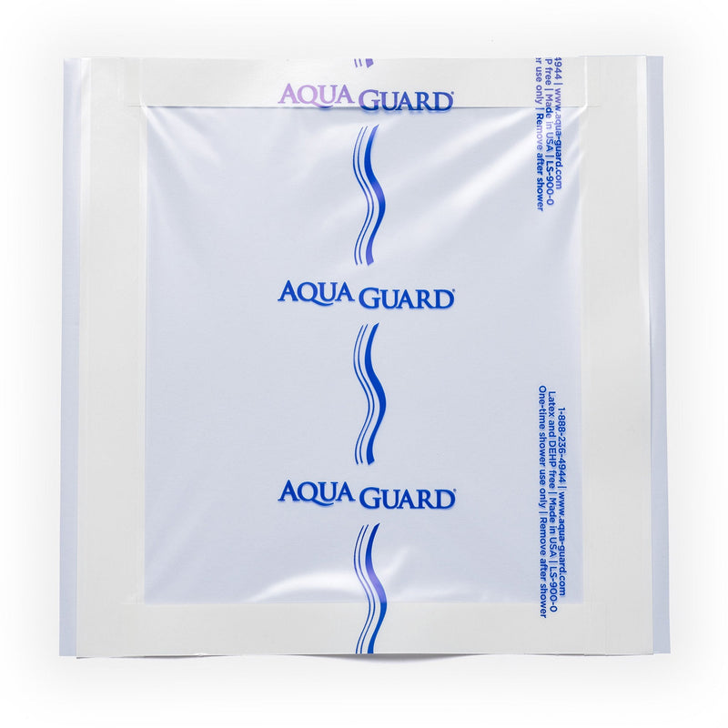 Tidi Products IV Site Barrier Protector AquaGuard Shower Sheet 9 X 9 Inch Square NonSterile (50/BX) 