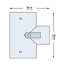 McKesson Sterile Hand Drape, 114 x 150 Inch (Case of 14)