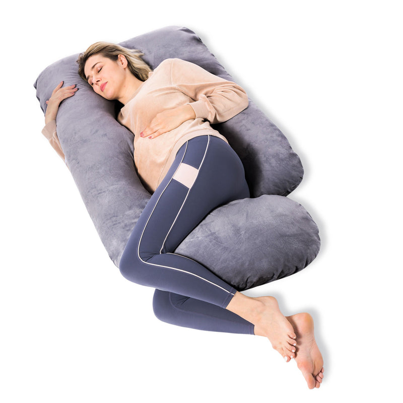 Nursing Pillow Momcozy Gray Reusable (Each)