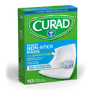 Non-Adherent Dressing with Adhesive Curad 3 X 4 Inch Sterile 10 per Pack (Case of 120)