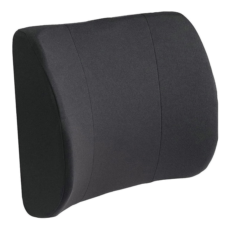 Mabis Healthcare DMI Lumbar Seat Cushion, Black, 14 x 13 x 3 in. 