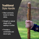 Brazos Assorted Hardwood Rustic Walking Stick, 41-Inch (Each)