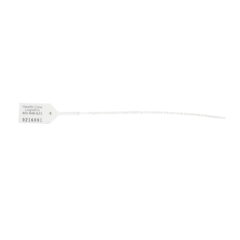Health Care Logistics Pull-Tight Seal Health Care Logistics Numbered White Polypropylene 9 Inch Length 