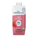 Oral Supplement Kate Farms High Protein Strawberry Flavor Liquid 11 oz. Carton (Case of 12)