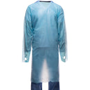 Protective Procedure Gown One Size Fits Most Blue NonSterile Not Rated Disposable (Case of 75)