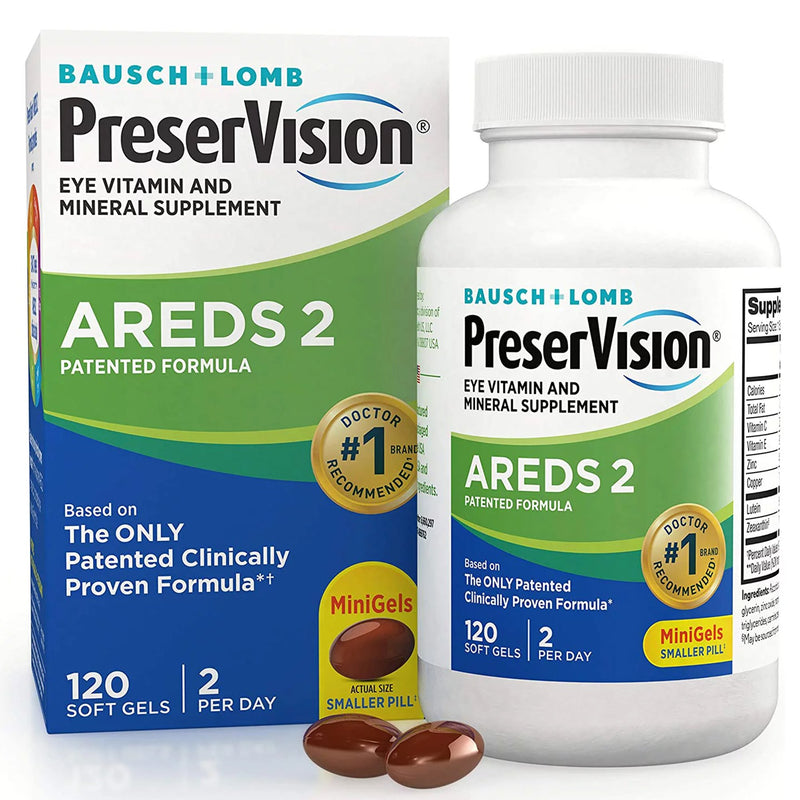 PreserVision Areds 2 Ascorbic Acid / Vitamin E Eye Supplement (Bottle of 120)