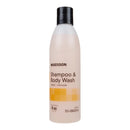McKesson Shampoo and Body Wash, Apricot Scent, 8 oz. Squeeze Bottle (Case of 48)