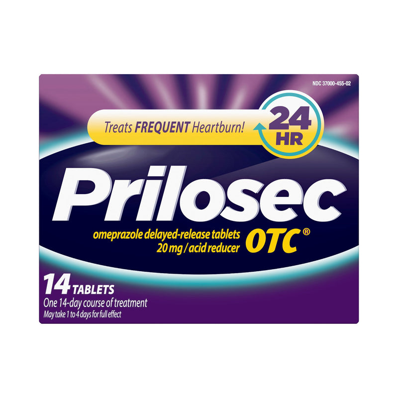 Prilosec OTC Omeprazole 20 mg Acid Reducer Tablets (Box of 14)
