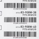 McKesson Surgi-Bra II, 38 Inch, White (Each)