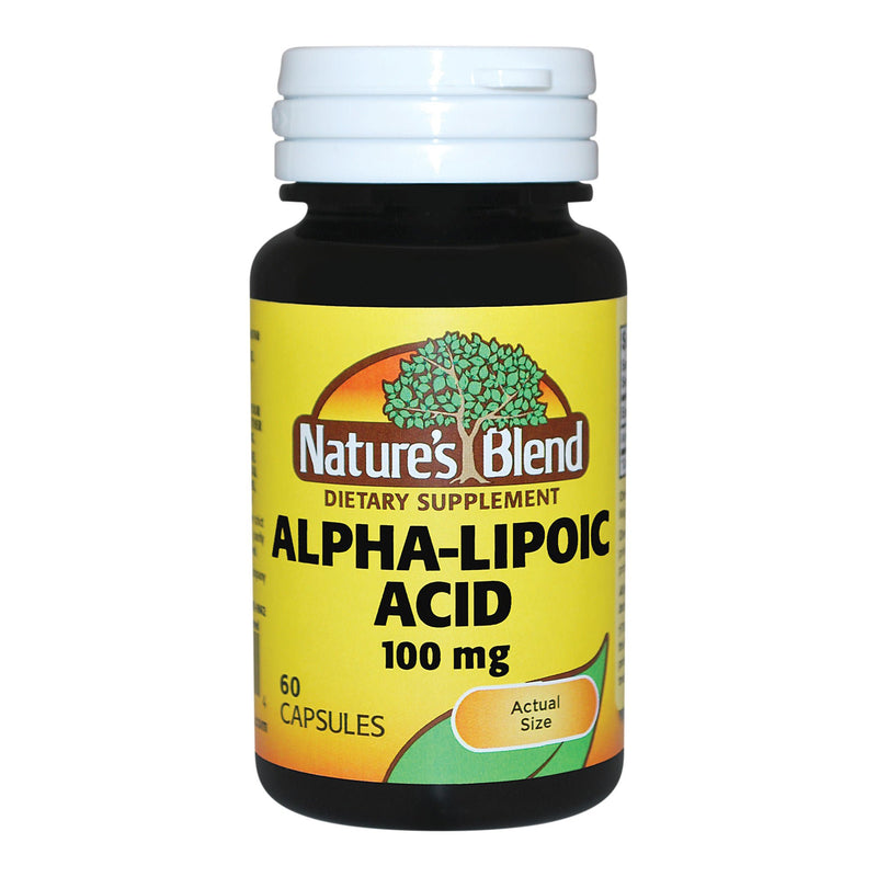 Nature's Blend Alpha Lipoic Acid Dietary Supplement (Bottle of 60)