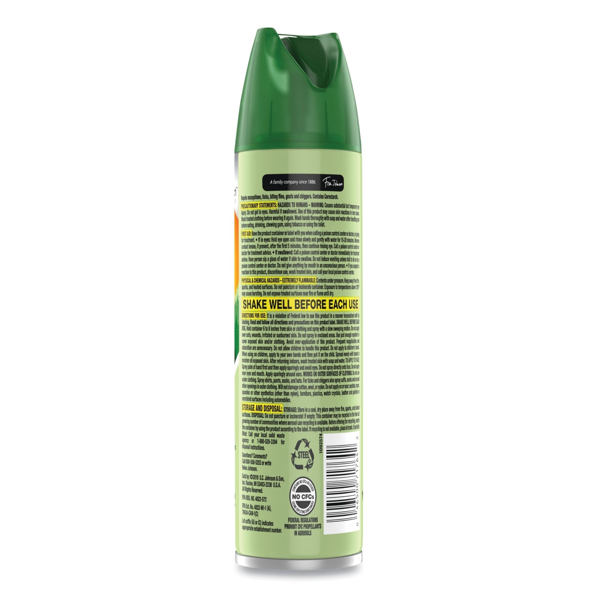 Essendant Co/United Stationers Off! Deep Woods Dry DEET Insect Repellent, 4-ounce spray can (12/CS) 