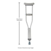 McKesson Underarm Crutches for Children 4' – 4'6" (Pair)