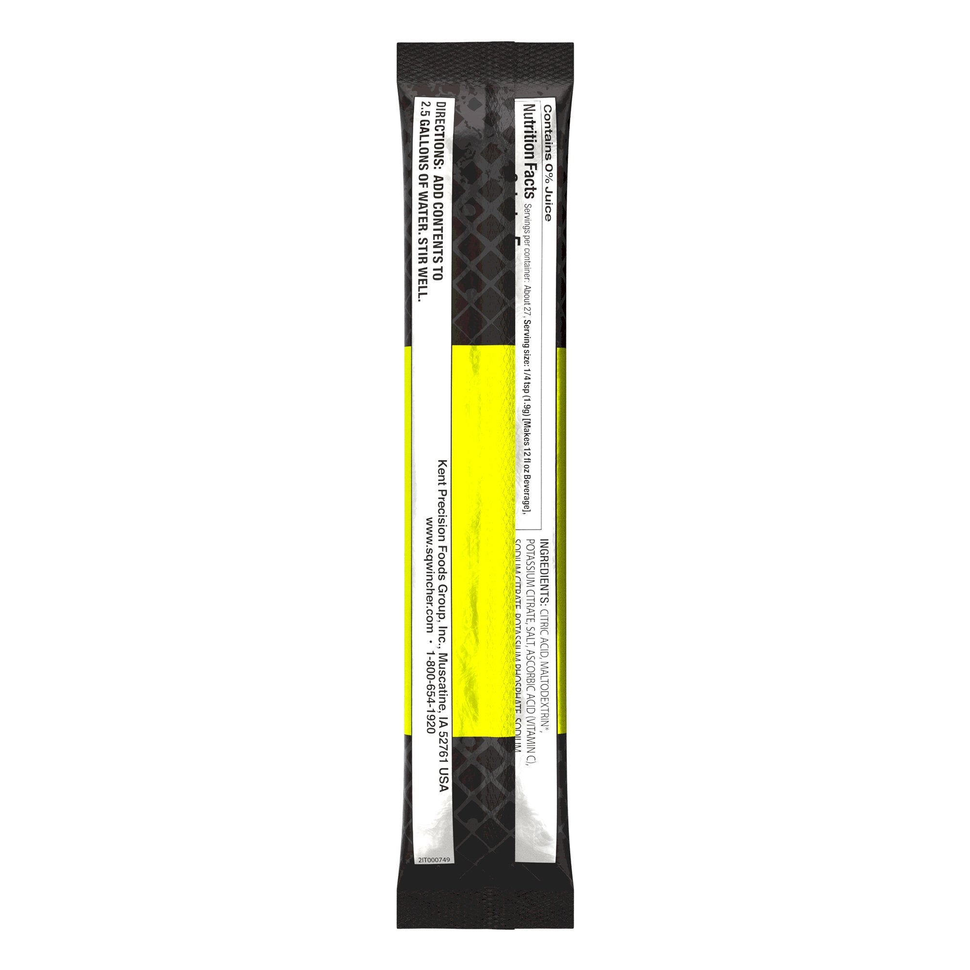 Kent Precision Foods Sqwincher Zero Lemon-Lime Electrolyte Replenishment Drink Mix (32/CS) 
