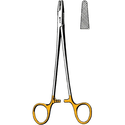 Sklar TC New Orleans Needle Holder - 7", Serrated - 21-8082