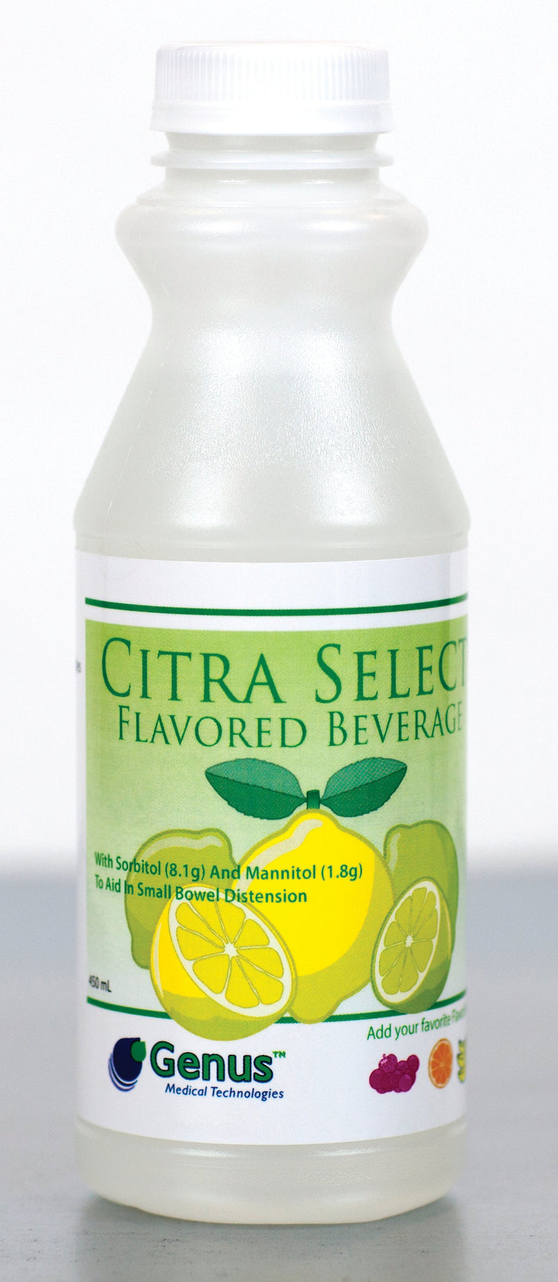 Genus Medical Technologies Citra Select Barium Sulfate Contrast Media, Lemon Lime Flavor (24/CS) 