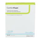 Sion Brands LLC ComfortFoam Silicone Adhesive without Border Silicone Foam Dressing, 6 x 6 Inch (10/BX) 