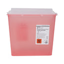 McKesson Brand McKesson Prevent Red Sharps Container, 1.25 Gallon, 10.75 x 10.5 x 4.75 Inch (20/CS) 