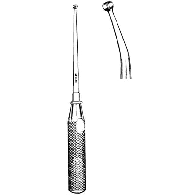 Sklar Cone Ring Curette - 9", Angled,