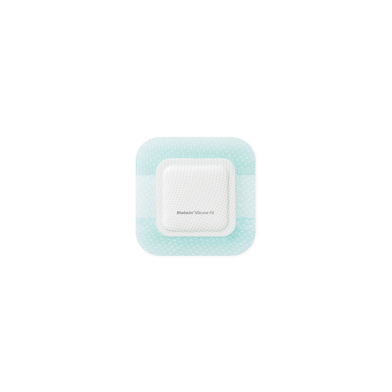 Foam Dressing Biatain Silicone Fit 4 X 4 Inch With Border Film Backing Silicone Adhesive Sacral Sterile (Box of 10)