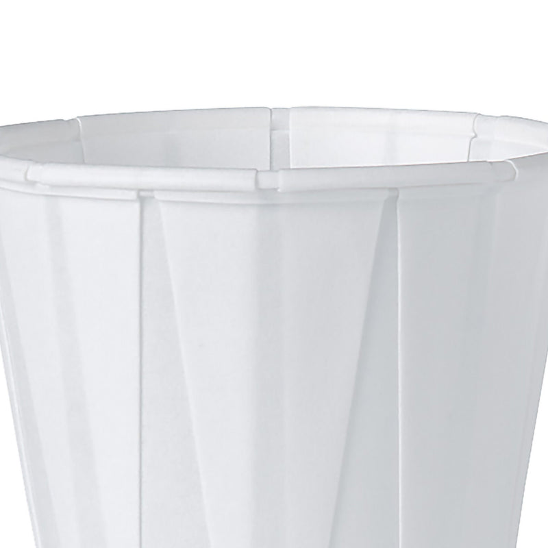 Solo Paper Soufflé Cup, White, 3-1/2-ounce capacity (100/SL)