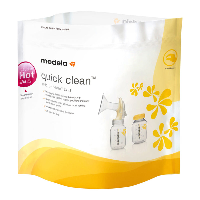 Medela Quick Clean Micro-Steam Bags (Case of 12)