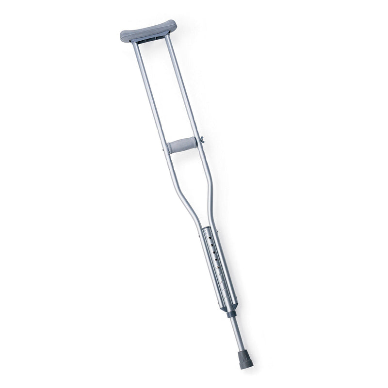 Underarm Crutches Guardian Adult 5 Foot 2 Inch to 5 Foot 10 Inch User Height Aluminum Frame 300 lbs. Weight Capacity (Case of 8)