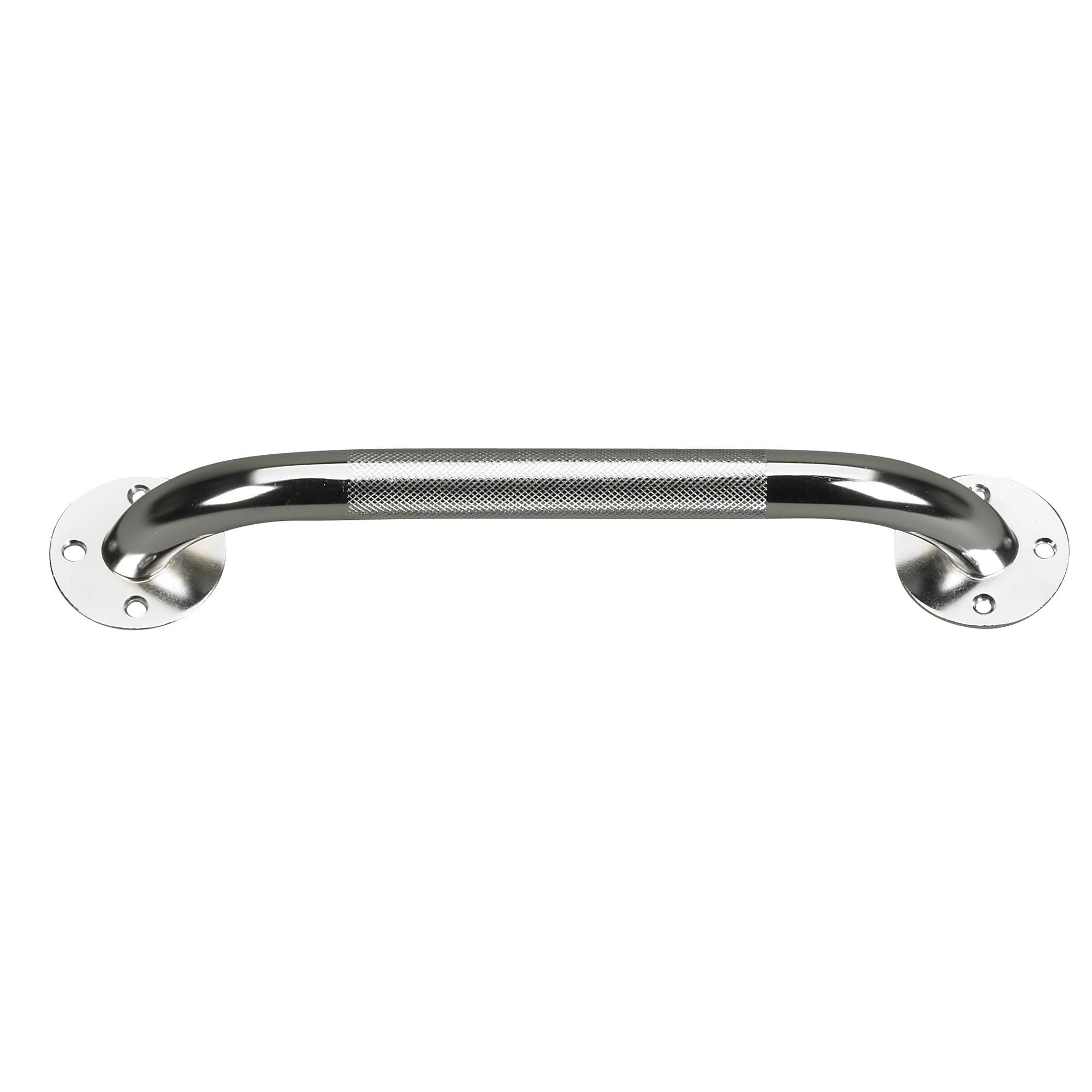 drive Chrome Knurled Grab Bar, 12 Inch (Box of 3) 