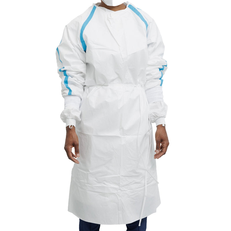 Chemotherapy Procedure Gown Contec CritiGear 6X-Large / 7X-Large White NonSterile ASTM D6978-05 Disposable (Case of 30)