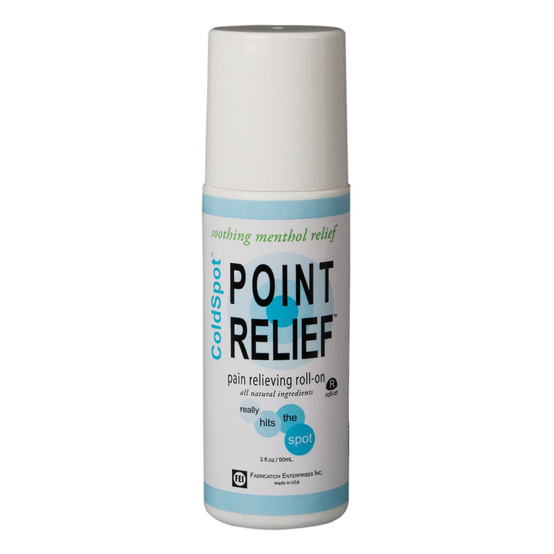 Point Relief ColdSpot Topical Pain Relief, 3-ounce roll-on bottle (Box of 12)
