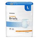 McKesson Classic Light Absorbency Incontinence Brief, Large (Case of 72)