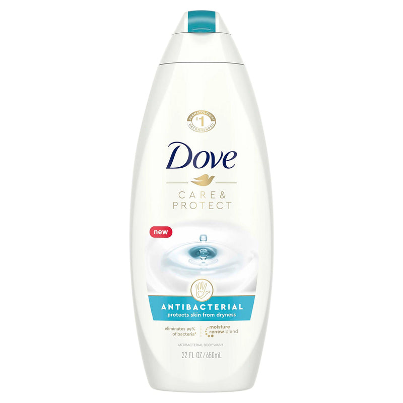 Antibacterial Body Wash Dove Care and Protect Liquid 22 oz. Bottle Scented (Each)