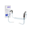 McKesson Toilet Safety Rail, White Steel, Width-Adjustable (Case of 2)