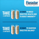 Florastor Dual Action Probiotic Vegetarian Capsules (Carton of 50)