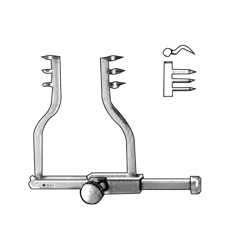 Sklar Logan Self-Retaining Retractor with Adjustable Screw - 47-2914