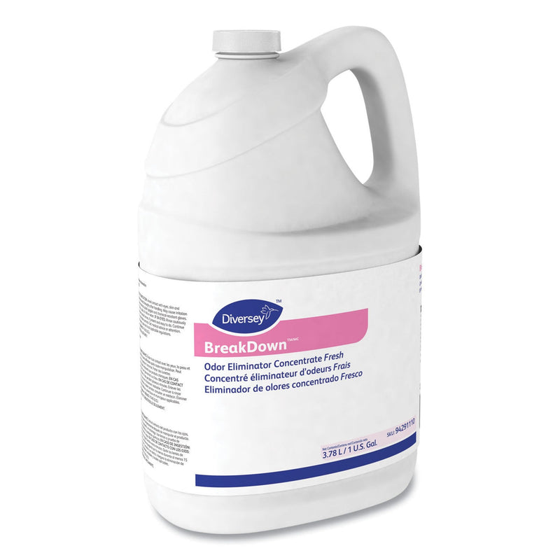 BreakDown Odor Eliminator and Cleaner Concentrate, Cherry Almond Scent, 1 gal. 