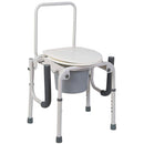 Mabis Drop-Arm Steel Commode