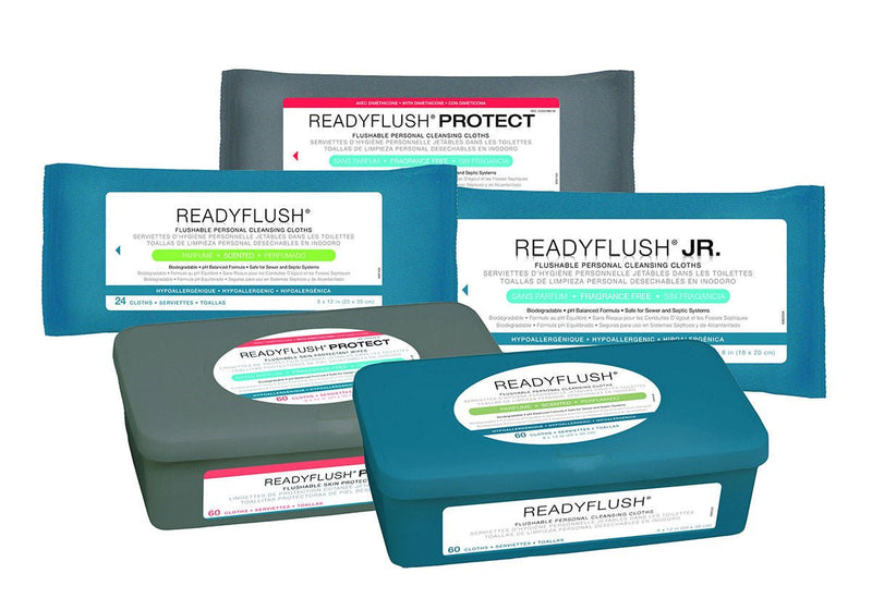 Flushable Personal Wipe ReadyFlush Soft Pack Scented 24 Count (Case of 576)
