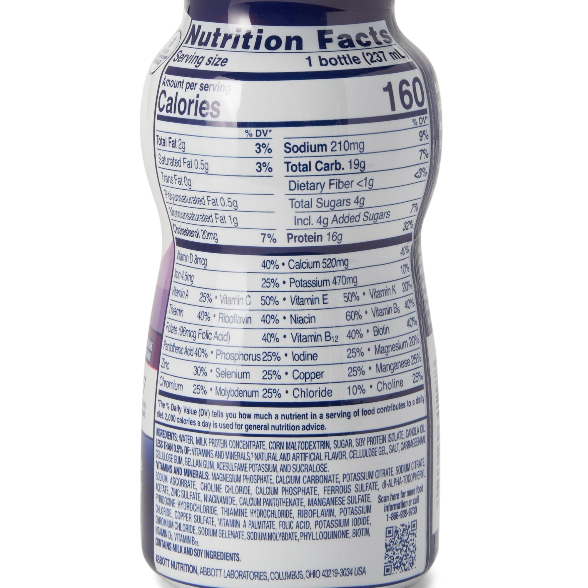 Abbott Nutrition Ensure High Protein Shake, Vanilla, 8-ounce bottle (24/CS) 