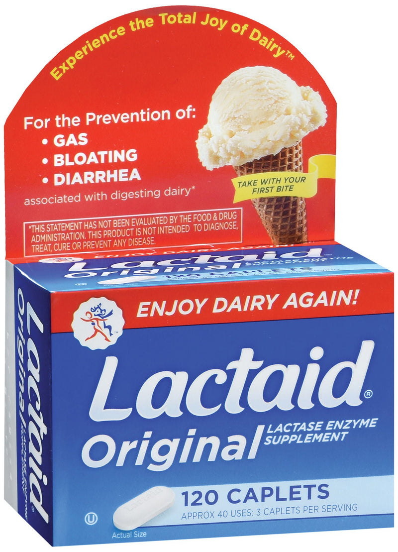 Lactaid Original Lactase Enzyme Dietary Supplement (Case of 2880)