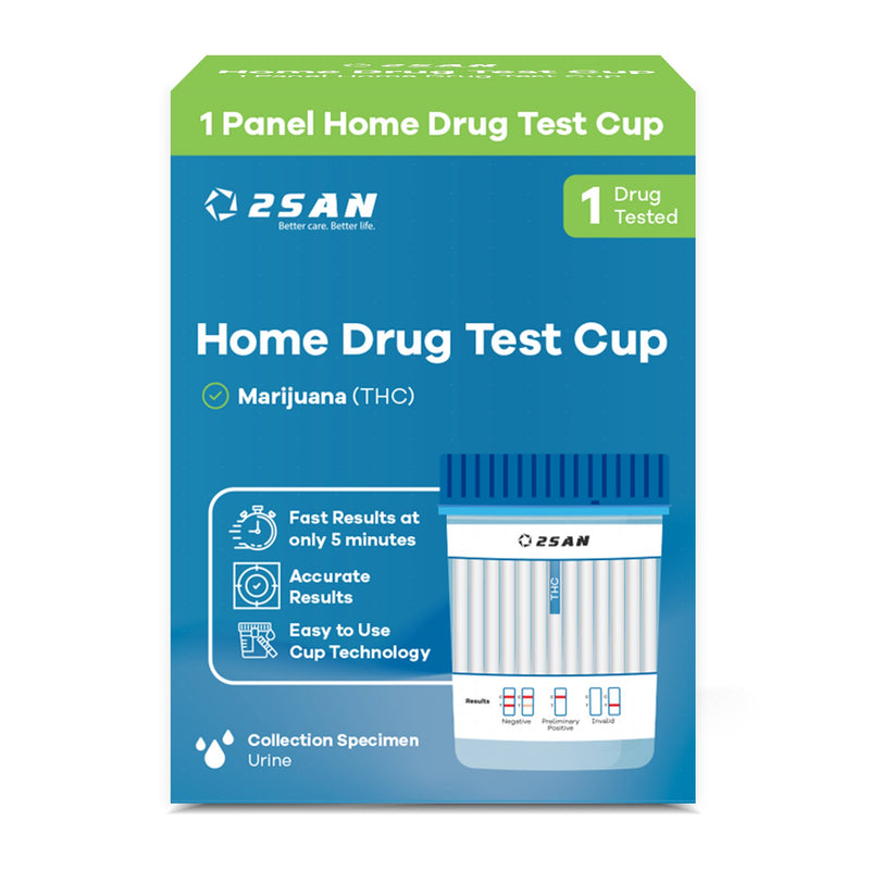 Drugs of Abuse Test Kit 2San Cannabinoids (THC) 1 Test per Kit (18 Kits per Case) CLIA Waived