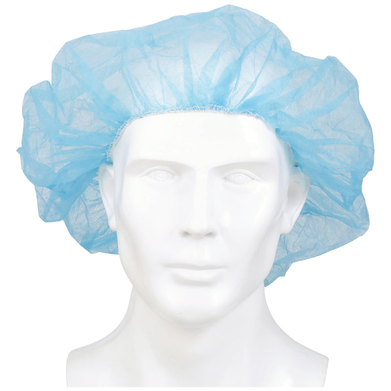 McKesson Disposable Bouffant Surgical Caps, Blue, Elastic Closure, X-Large, 24" (Case of 500)