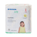 McKesson Baby Diaper, Size 6 for Toddlers weighing 35+ lbs. (Case of 4)