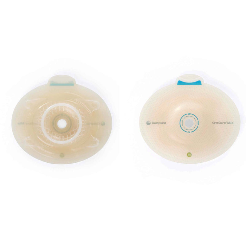 SenSura Mio Click Convex Light Ostomy Barrier, Trim to fit 10 – 20 mm Stomas (Box of 5)