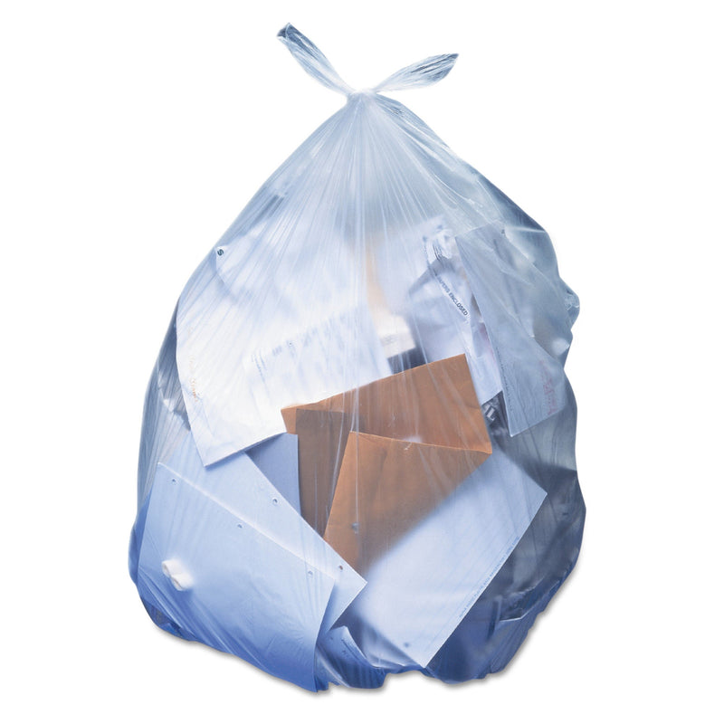 Heritage Super Heavy Trash Bag, Clear, 60-gallon Capacity (Case of 100)
