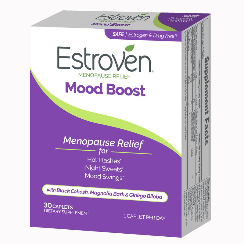 Estroven Once Daily Menopause Relief Mood Boost Caplets (12/CS)