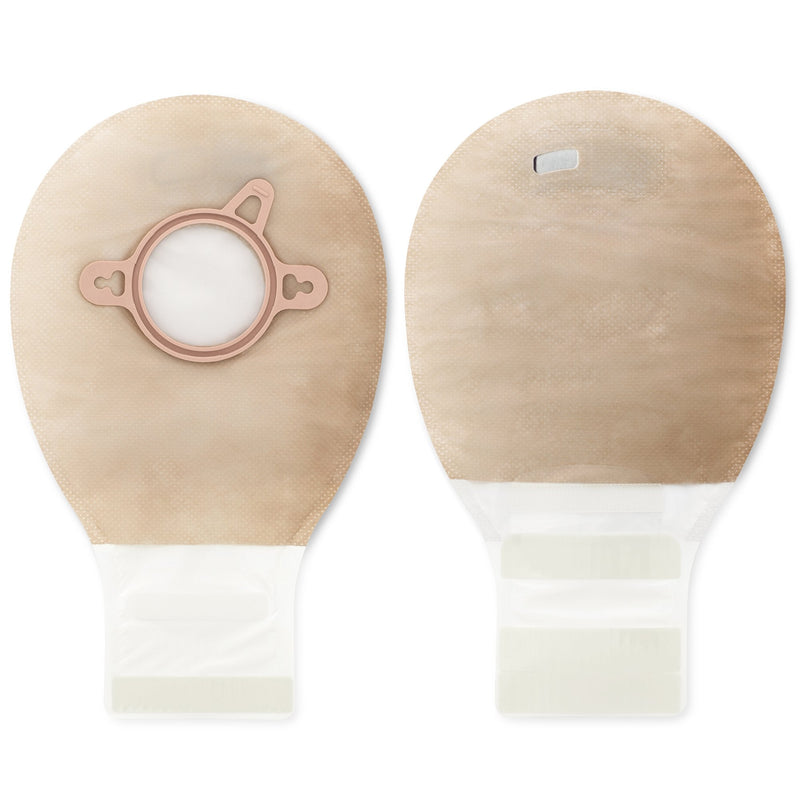 Hollister New Image Two-Piece Beige Ostomy Pouch, Pre-cut to Fit 44 mm, Green Match (20/BX) 